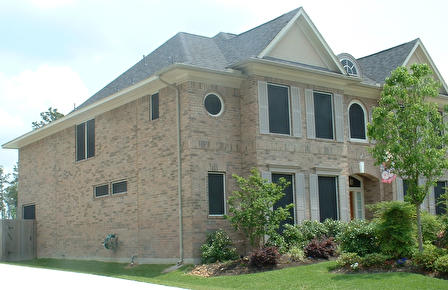 Home with Solar Screens