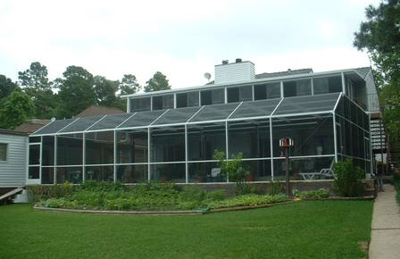 Home with Pool Enclosure